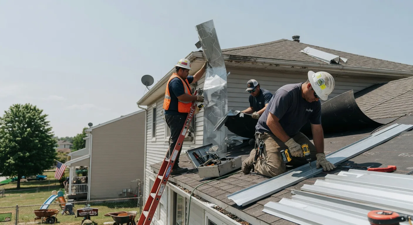 Storm Damage Metal Roof Repair in Mantoloking, NJ
